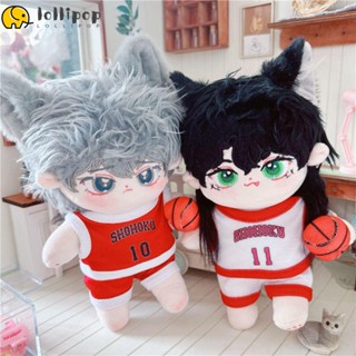 Lollipo1 เสื้อผ้าตุ๊กตาบาสเก็ตบอล กางเกงขาสั้น ผ้าฝ้าย 20 ซม. แฟชั่นฤดูใบไม้ผลิ ฤดูร้อน สําหรับตุ๊กตา