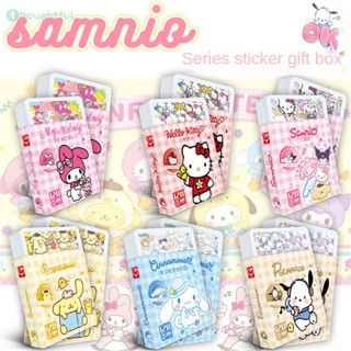 Sanrio 120 สติกเกอร์น่ารัก Yuhang สุนัข Pachar สุนัขออกแบบการ์ตูนกันน้ำสติกเกอร์น่ารักสำหรับตกแต่งโน๊ตบุ๊ค Official Sanrio Merchandise TH