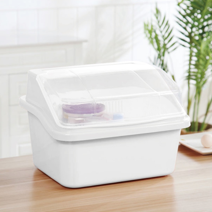 GlobalHouse GOME ที่คว่ำจาน 41x51x33 ซม. CASEY สีขาว สินค้าของแท้คุณภาพดี