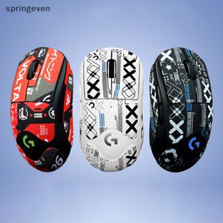 [springeven] เทปสติกเกอร์ กันลื่น กันเหงื่อ สําหรับเมาส์ไร้สาย Logitech G Pro X