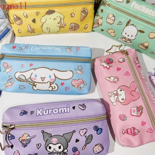 Qqmall กระเป๋าดินสอ หนัง PU กันน้ํา ลาย My Melody สําหรับสํานักงาน