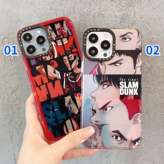 เคสโทรศัพท์มือถือ แบบแข็ง เนื้อแมตต์ ป้องกันกล้อง ลายการ์ตูน SLAM DUNK หรูหรา สําหรับ iPhone 14 Pro Max 13 12 11 Pro Max