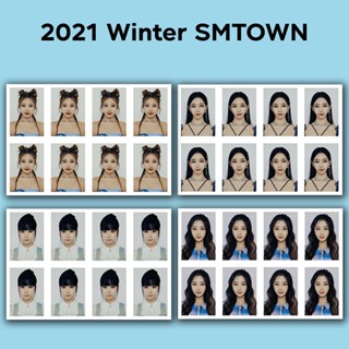 Kpop โฟโต้การ์ด SMTOWN AESPA ID PHOTO HD ขนาด 1 นิ้ว สําหรับเก็บสะสม 2021