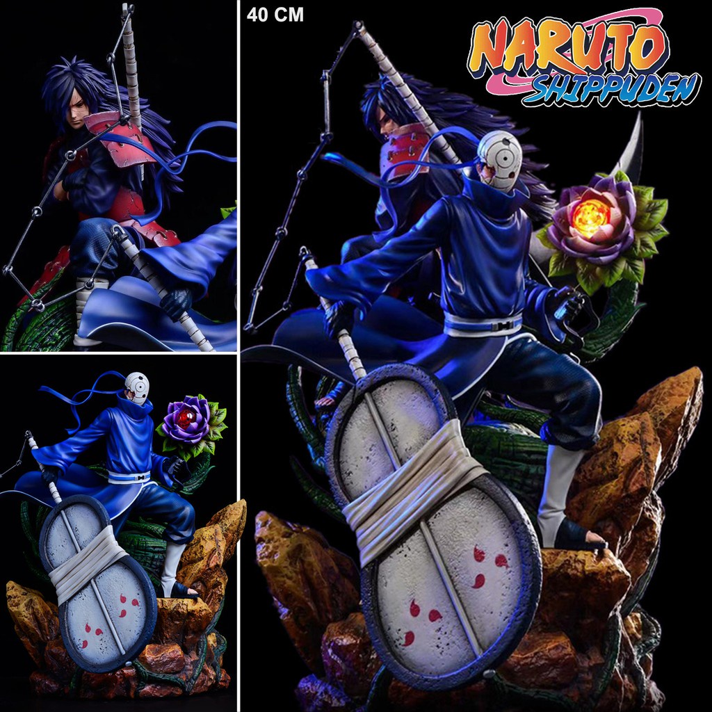 ฟิกเกอร์ Naruto Reincarnation นารูโตะ นินจาจอมคาถา  Uchiha Madara อุจิวะ มาดาระ Obito Uchiha โอบิโตะ