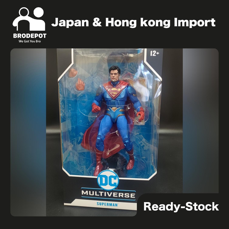 [Ready stock] McFarlane Toys DC GAMING 7IN FIGURES WV10 - SUPERMAN (INJUSTICE 2)
