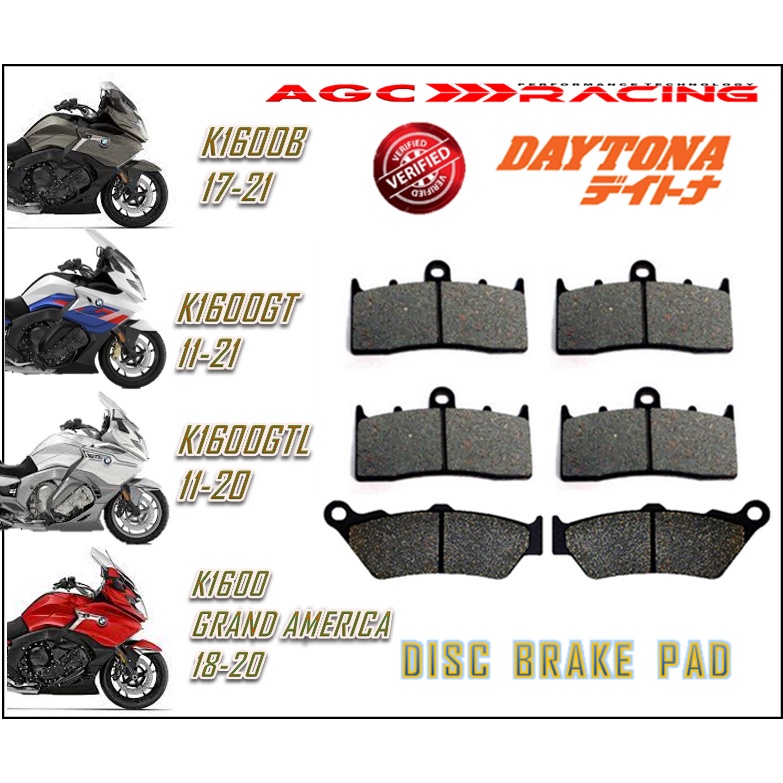 ผ้าเบรคดิส BMW K1600B K1600GT K1600GTL K1600 GRAND AMERICA คุณภาพดีที่สุด
