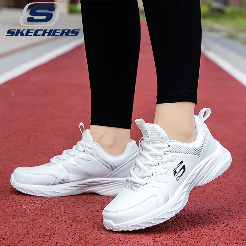 ใหม่ Skechers_ รองเท้าวิ่งลําลอง แบบผูกเชือก เบาพิเศษ เหมาะกับใส่กลางแจ้ง สําหรับผู้หญิง ไซซ์ 35-41