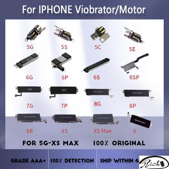 สายแพสั่นสะเทือน สําหรับ iPhone 6 6S 7 8 Plus 5 5s 5c SE X XS XR XS Max X XS Max XR