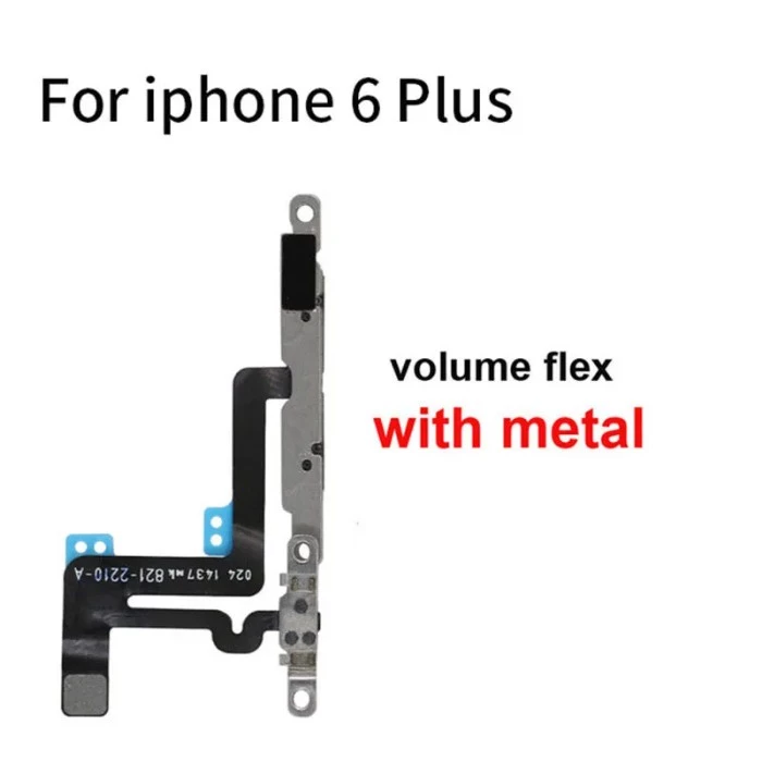 สายแพปุ่มกดปรับระดับเสียง เสียงเงียบ พร้อมอะไหล่โลหะ สําหรับ iPhone 6 6s 7 8 Plus 5 5C 5s SE 7G 8G thumbnail 5