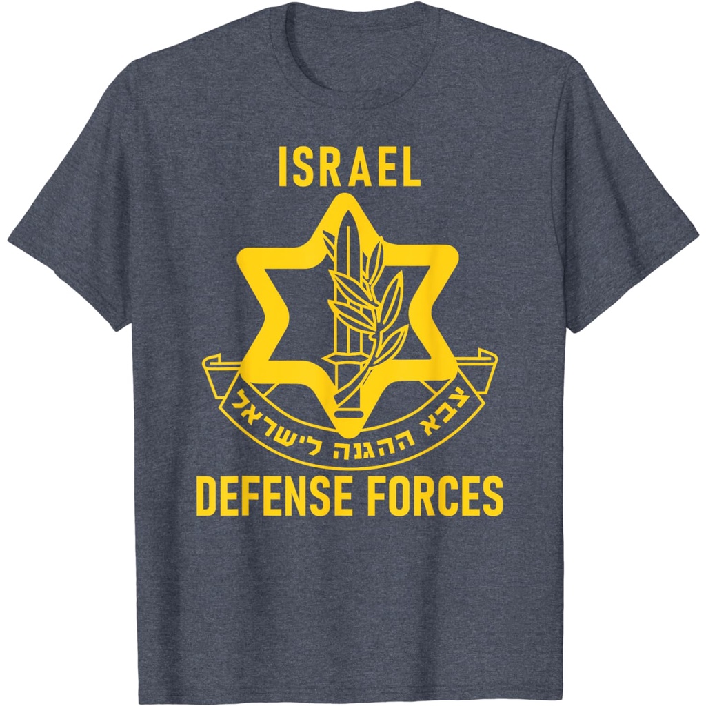 เสื้อยืดผ้าฝ้ายผู้ชาย IDF Israel Defense Forces Military Zahal Tzahal เสื้อยืด 4XL , 5XL , 6XL