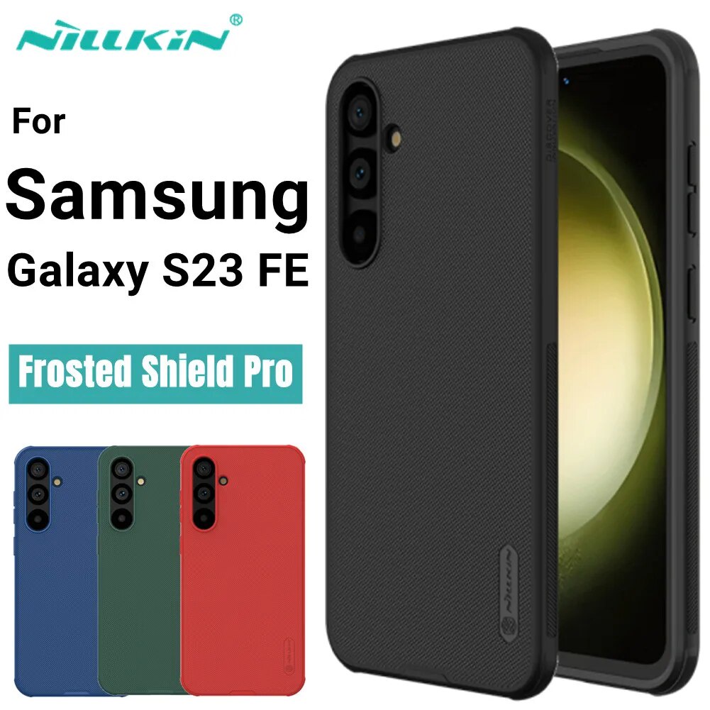 เคส ซัมซุง s23 fe S24 fe 5g Samsung Galaxy S24 FE 5G S23 FE 5G: เคส Nillkin Super Frosted Shield แท้ 100 %