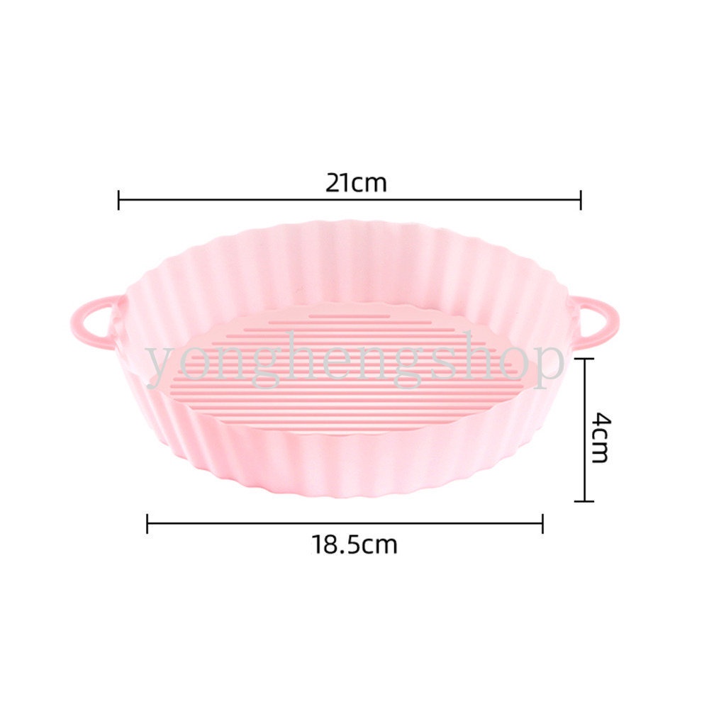 ถาดซิลิโคน ทรงกลม ไม่ติดผิว ใช้ซ้ําได้ สําหรับทอดพิซซ่า ไก่ทอด เตาอบ - รูปที่ 6