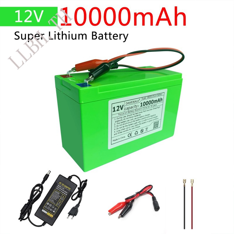 12v Battery 18650 Battery pack rechargeable lithium ion battery solar battery Electric toy car battery Storage battery w