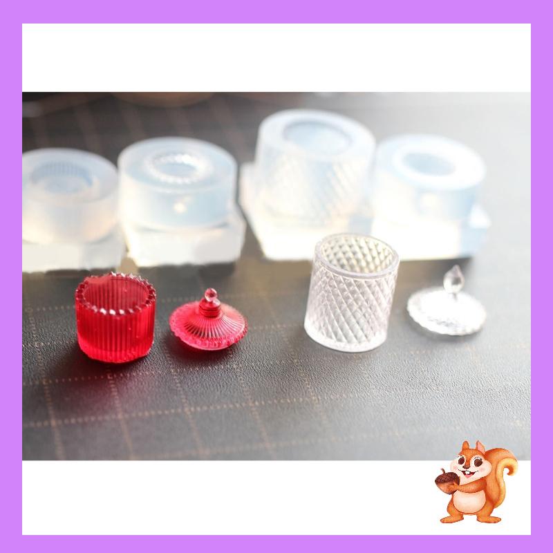 Siy ถาดแม่พิมพ์ซิลิโคนเรซิ่น อีพ็อกซี่ รูปกระป๋องขนม 3D ขนาดเล็ก DIY สําหรับทําเครื่องประดับ ตั้งโต๊ะ