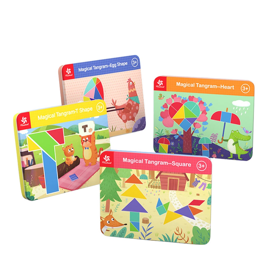 Pinwheel - ตัวต่อแทนแกรม Magical Tangram ของเล่นเด็กเสริมพัฒนาการ