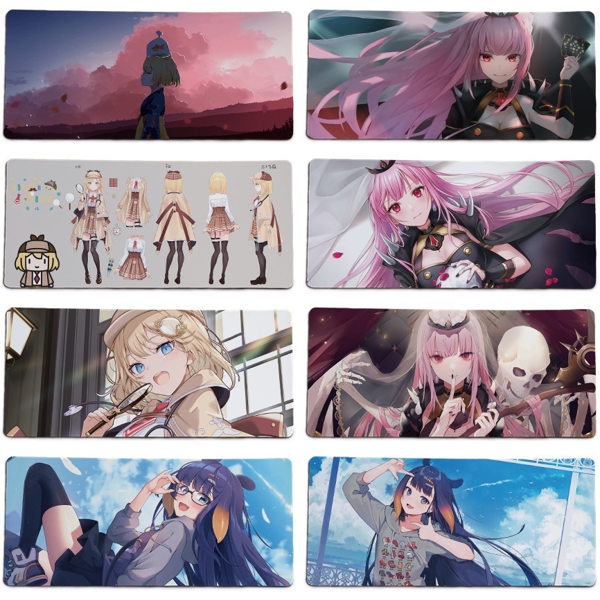 En Hololive 001 แผ่นรองเมาส์เล่นเกม ขนาด 900 มม. X 400 มม.