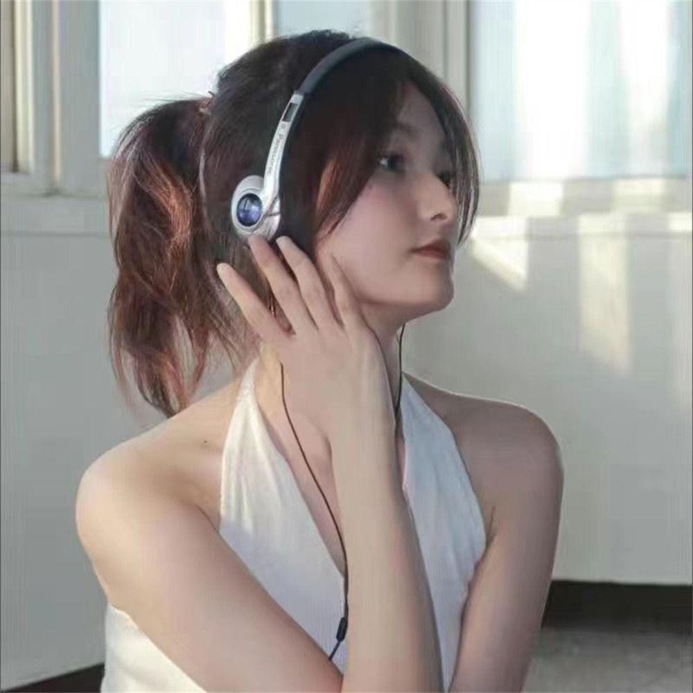 Shanlin ชุดหูฟัง แบบมีสาย 3.5 มม. Y2K สไตล์วินเทจ คลาสสิก