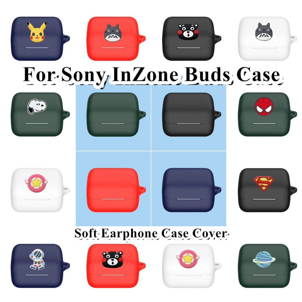 【Case Home】เคสหูฟัง ซิลิโคนนิ่ม ลายการ์ตูน สําหรับ Sony InZone Buds