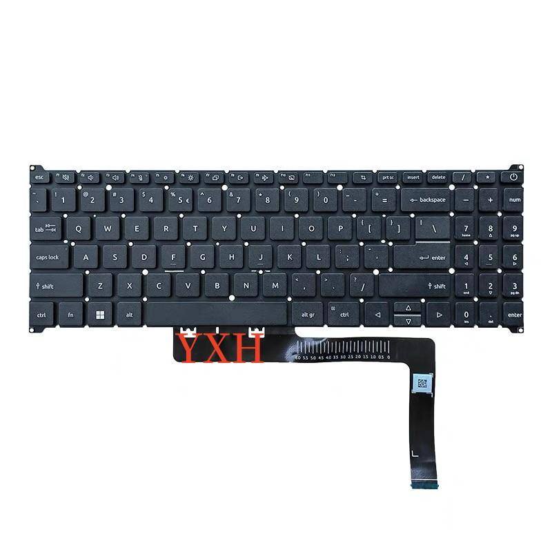 A315-24P Acer Aspire 3 N23C3 A315-59 N22C6 N22Q3 15.6 แป้นพิมพ์แล็ปท็อปไม่มี Backlight pxb A15-24P N