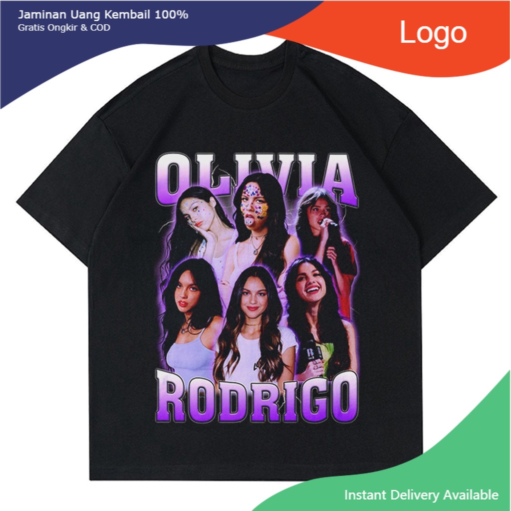 เสื้อยืด ลาย Olivia RODRIGO VINTAGE | เสื้อยืด พิมพ์ลาย Olivia RODRIGO OVERSIZE RAPTEES-5XL