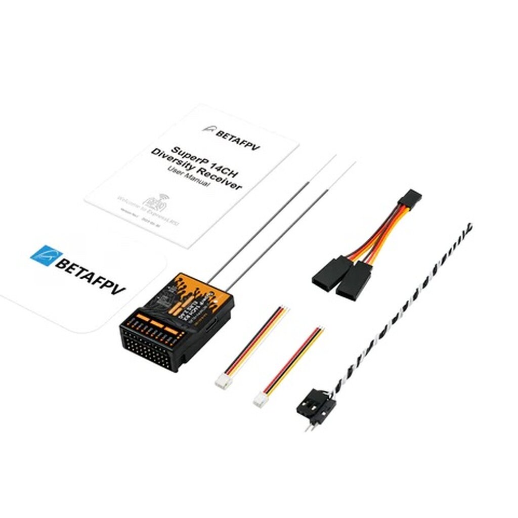 BetaFPV SuperP ELRS 915MHz ExpressLRS 14-Channel PWM Receiver อุปกรณ์โดรน Drone