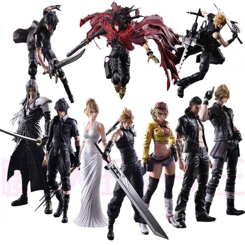 โมเดลฟิกเกอร์ อนิเมะเกม Final Fantasy XVI Tifa Lockhart PLAY ARTS ของเล่น ของสะสม สําหรับเด็ก