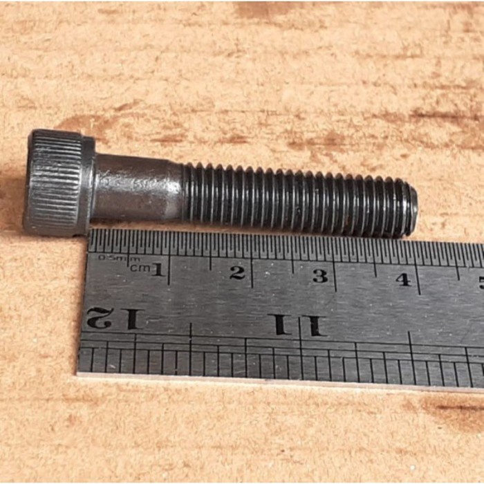 M5X40 STEEL L-BOLT นําเข้า TAIWAN / M5 X 40 BLACK L-BOLT / M5X40 L-BOLT
