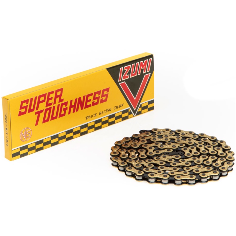 โซ่เกียร์คงที่ IZUMI V Super Toughness Japan - Black gold / IZUMI 412 silver / IZUMI Gold 2102 / IZU