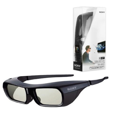 แว่นตา 3D TDG-BR250 มือสอง พร้อมสาย USB สําหรับ Sony Bravia TV
