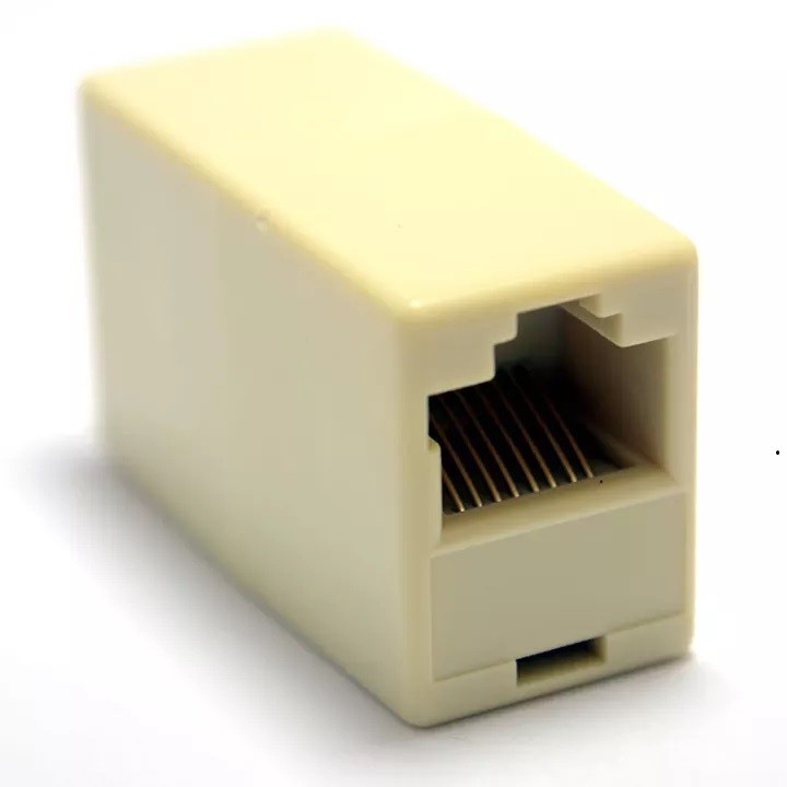 Connector Barrel Rj45 Single Female to Female UTP LAN Ethernet Barrel Converter