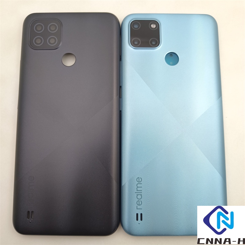 ฝาครอบแบตเตอรี่ ด้านหลัง พร้อมโลโก้ แบบเปลี่ยน สําหรับ Realme C21 RMX3201 C21Y RMX3261