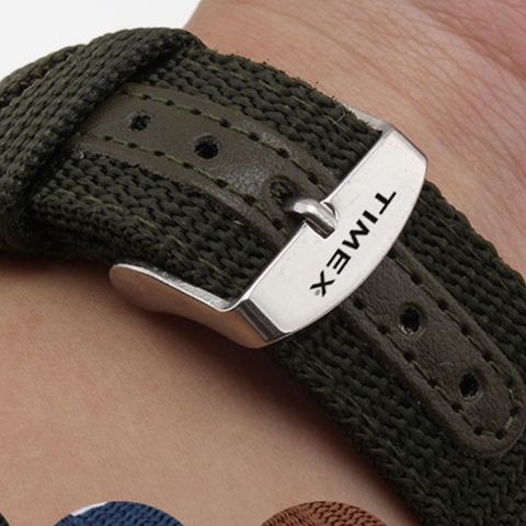 Timex สายนาฬิกา T2P034 T2P035 T49962 ผู้ชายกีฬากลางแจ้งสายผ้าใบไนลอนกันน้ํา