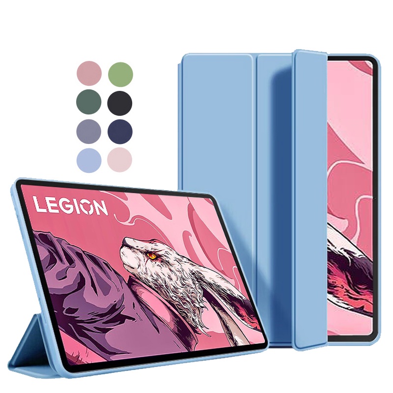 เคสแท็บเล็ต TPU นิ่ม ฝาพับแม่เหล็ก พร้อมขาตั้ง สําหรับ Legion Y700 Tablet 2023 Lenovo Legion Y700 2nd Generation Gen2