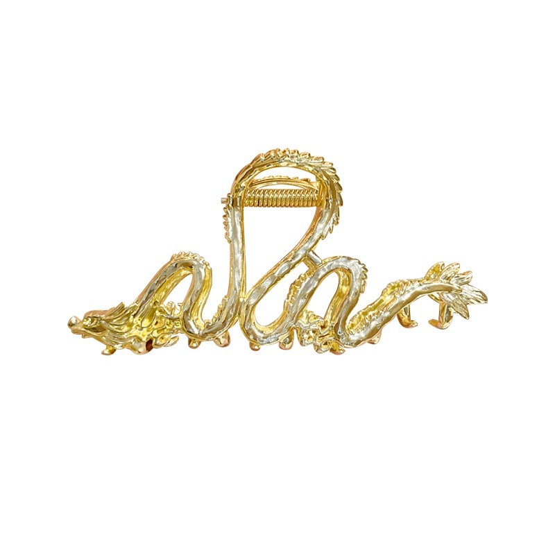 สไตล์ใหม่สไตล์จีนคลิปรูปมังกรหญิงปีใหม่อินเทรนด์ด้านหลังหัวสไตล์ใหม่กรงเล็บผมสไตล์ใหม่เครื่องประดับหัวเฉพาะ - รูปที่ 4