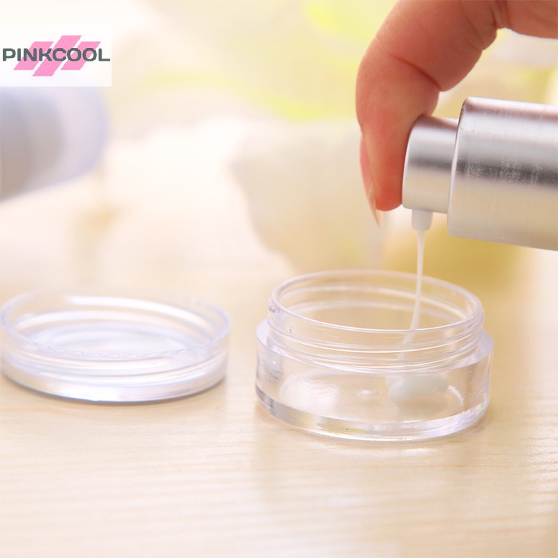 Pinkcool กระปุกใส ขนาดเล็ก สําหรับใส่ครีม เครื่องสําอาง 50 ชิ้น