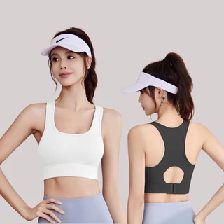 เสื้อสปอร์ตบราผู้หญิง สำหรับออกกำลังกาย Sport Bra ดีไซน์เว้าหลัง ใส่สบาย กระซับสัดส่วนได้ดี  Size S-2XL