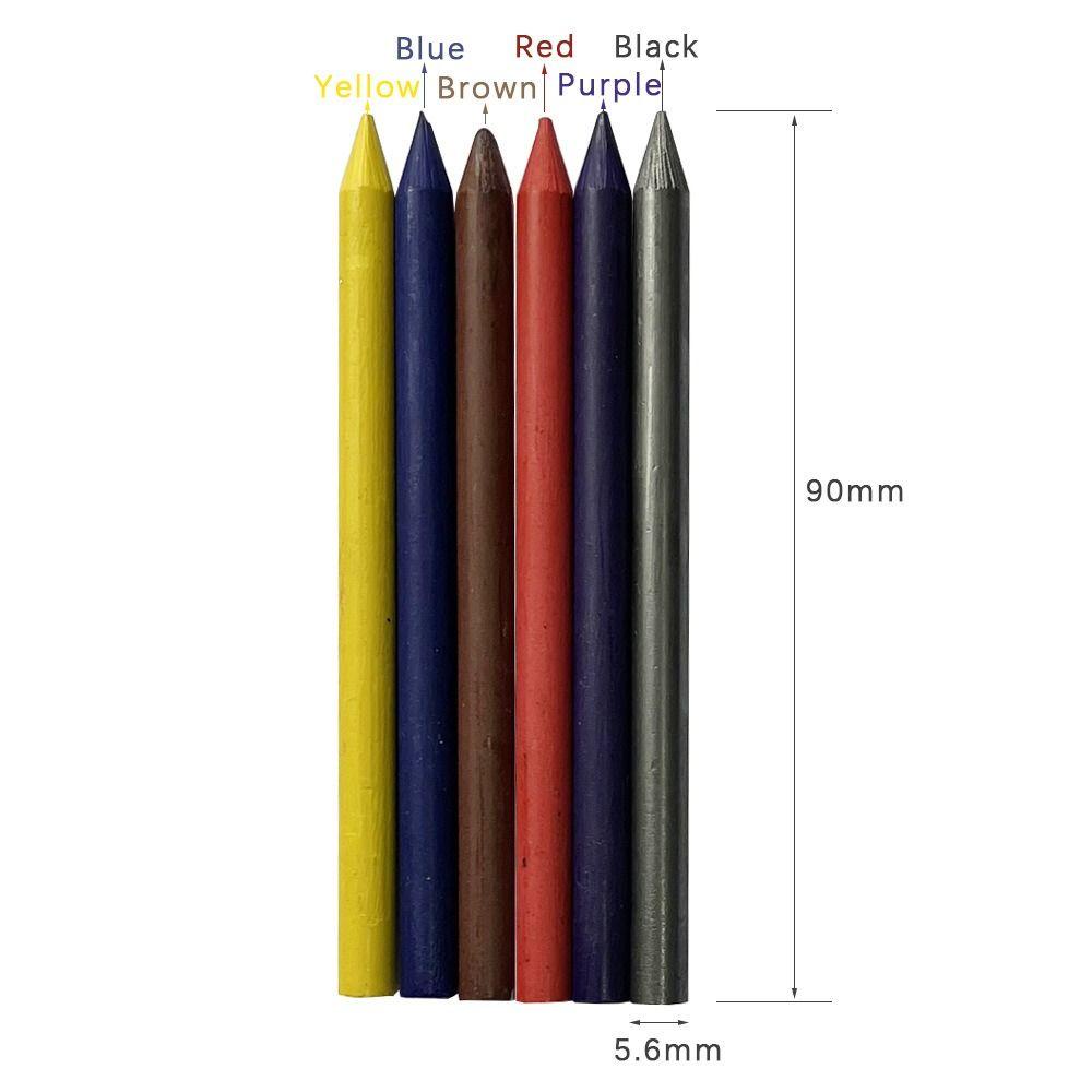 Winte Mechanical Pencil, 5.6 มม.โลหะอัตโนมัติ Pencil, Creative Drawing Writing Tool 2B/4B/6B/8B ดินสอเติม Sketch Comics Design Propelling Pencil School Office - รูปที่ 2