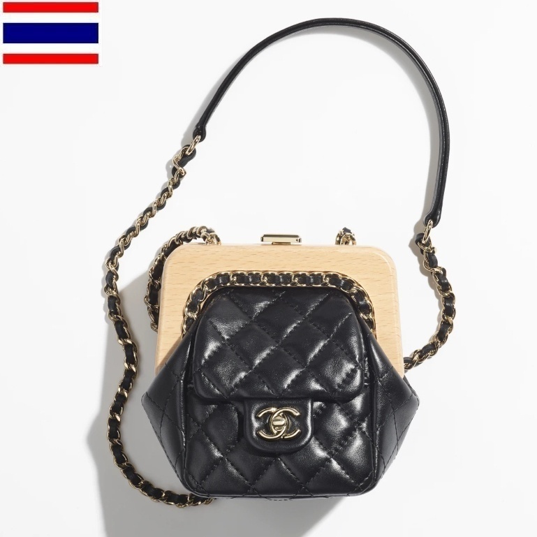 ชาแนล Chanel/กระเป๋าสะพายใบเล็กมีหูหิ้ว/สไตล์ใหม่/กระเป๋าผู้หญิง/กระเป VUD6