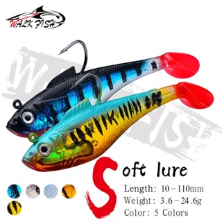 Walk FISH ใหม่ เหยื่อตกปลาประดิษฐ์ รูปตัว T นิ่ม ขนาด 5 8 11…