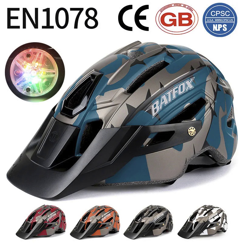 BATFOX cycling helmet for men mountain bike helmet casco mtb Integrally-molded capacete ciclismo MTB