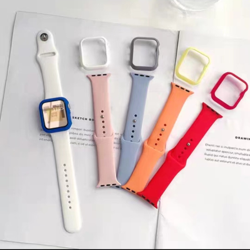 2 ใน 1สายรัดซิลิโคน + กรณีสําหรับ แอปเปิล ดู 46 มม.42 มม.41 มม.40 มม.45 มม.44 มม.38 มม.นุ่มสร้อยข้อมือกีฬา ฉันดู ชุด 10 9 8 7 กับ 6 5 4 3 พิเศษ 2 42 มม.49 มม ราคา ถูกที่สุด ดีลบีเคเค แกลเลอรีภาพที่ 8