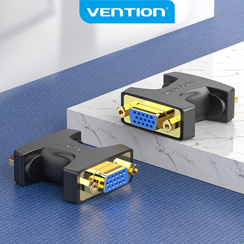 Vention อะแดปเตอร์ต่อขยาย VGA HD ตัวเมีย เป็น ตัวเมีย 1080P 60HZ VGA สําหรับโปรเจคเตอร์ PC