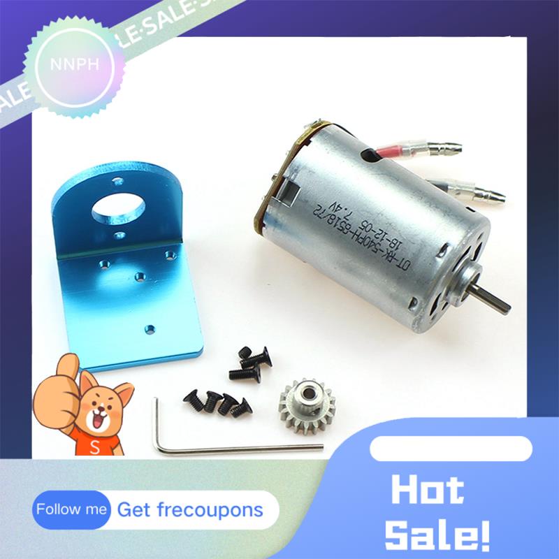 มอเตอร์แปรง 540 พร้อมฐานเมาท์ สําหรับอัพเกรดรถบังคับ Wltoys 12428 12423 12427 1/12