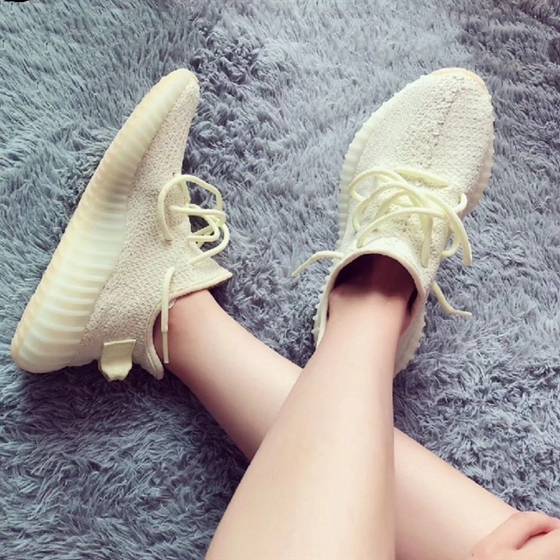 Yeezy Boost 350 V2 'Sesame' 'Butter' Men's shoes Women's shoes  sneakers casual shoes running shoes รองเท้าวิ่งกีฬาสบาย
