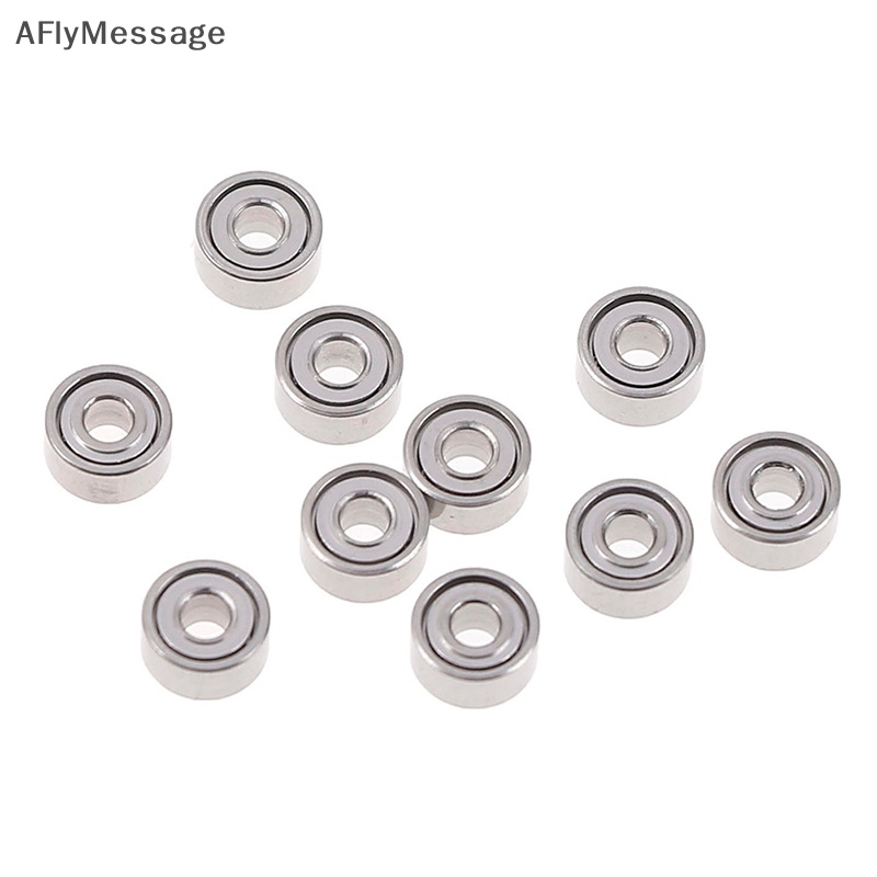 AFl 10 ชิ้น 681XZZ 1.5x4x2 มิลลิเมตรเปิดแบริ่งขนาดเล็ก hand bearing spinner TH