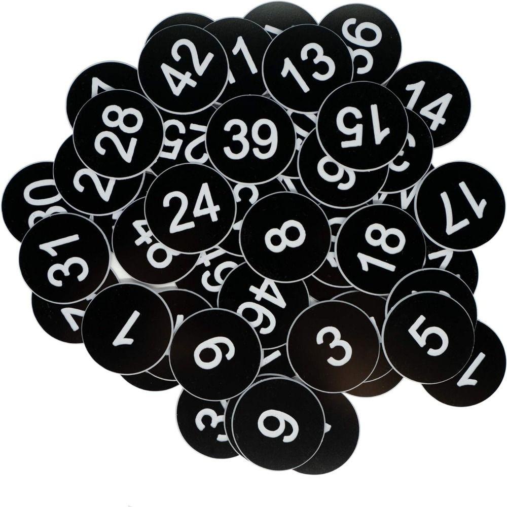 ดอกกุหลาบ 50ชิ้น ป้ายตัวเลขพลาสติก,เบอร์คิวร้านอาหารน้ําหนักเบาทนทาน,พลาสติกแฟมซี่บาง