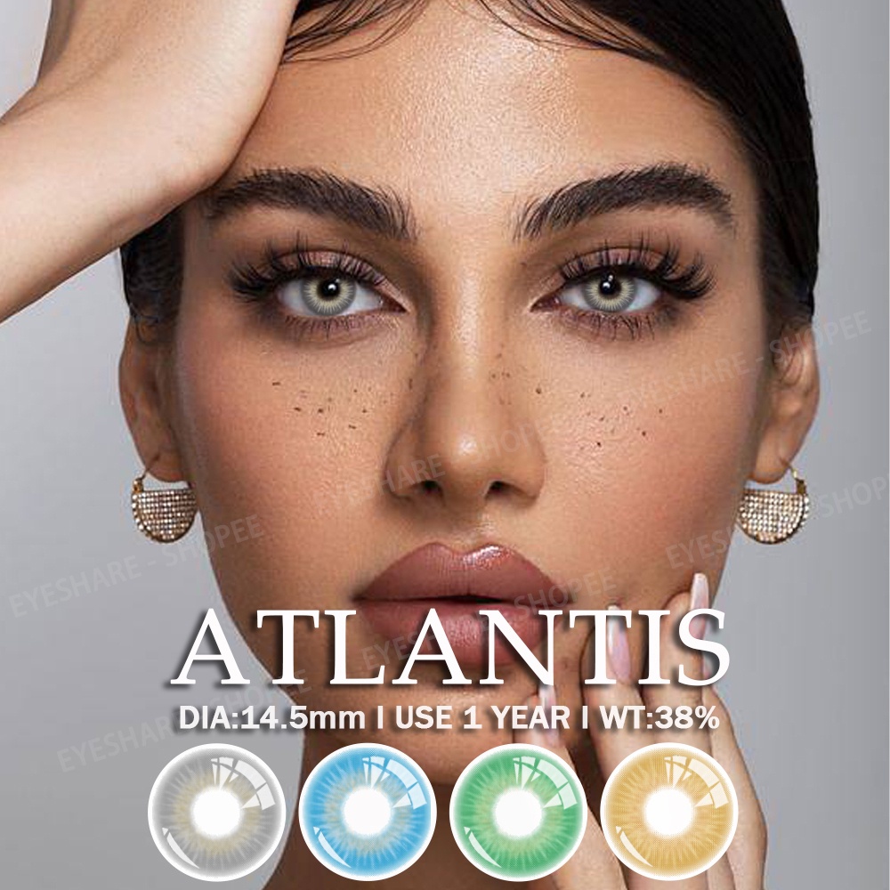Eyeshare คอนแทคเลนส์สี ATLANTIS Series สําหรับดวงตา คอนแทคเลนส์ คอนแทคเลนส์สี ใช้ประจําปี