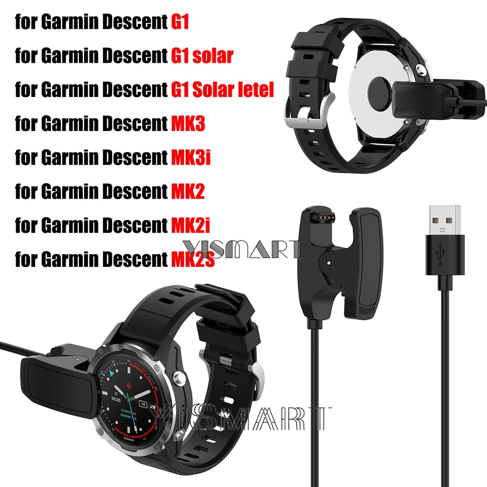 ที่ชาร์จ USB แบบเปลี่ยน สําหรับสมาร์ทวอทช์ Garmin Descent G1 Solar Letel Garmin Descent MK3 MK3i MK2