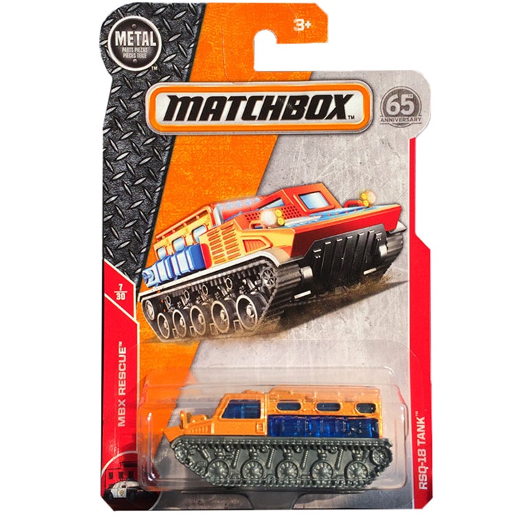 Matchbox MATCHBOX รถของเล่น รถขนส่งขั้วโลก ถังสีส้ม RSQ-18 ถัง 2018-57