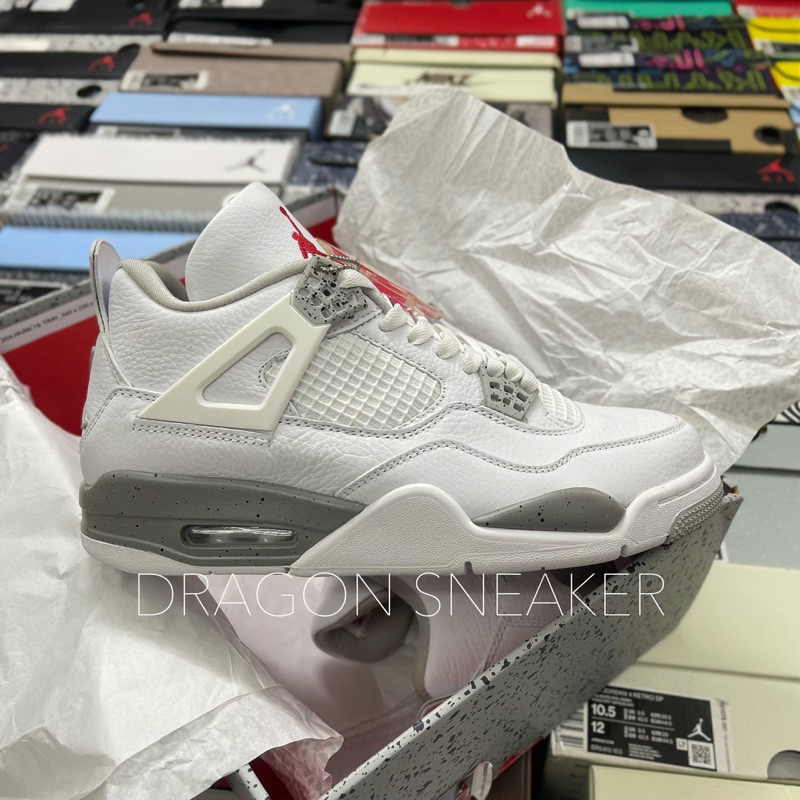 รองเท้า Air jordan 4 "white oreo" | คุณภาพสูง